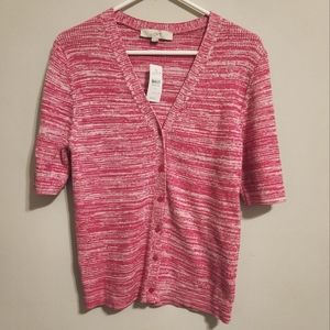 LOFT button down sweater